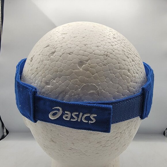 Asics Adults Blue Visor Hat One Size Fits Most Golf Adjustable Casual Outdoors - Picture 3 of 8